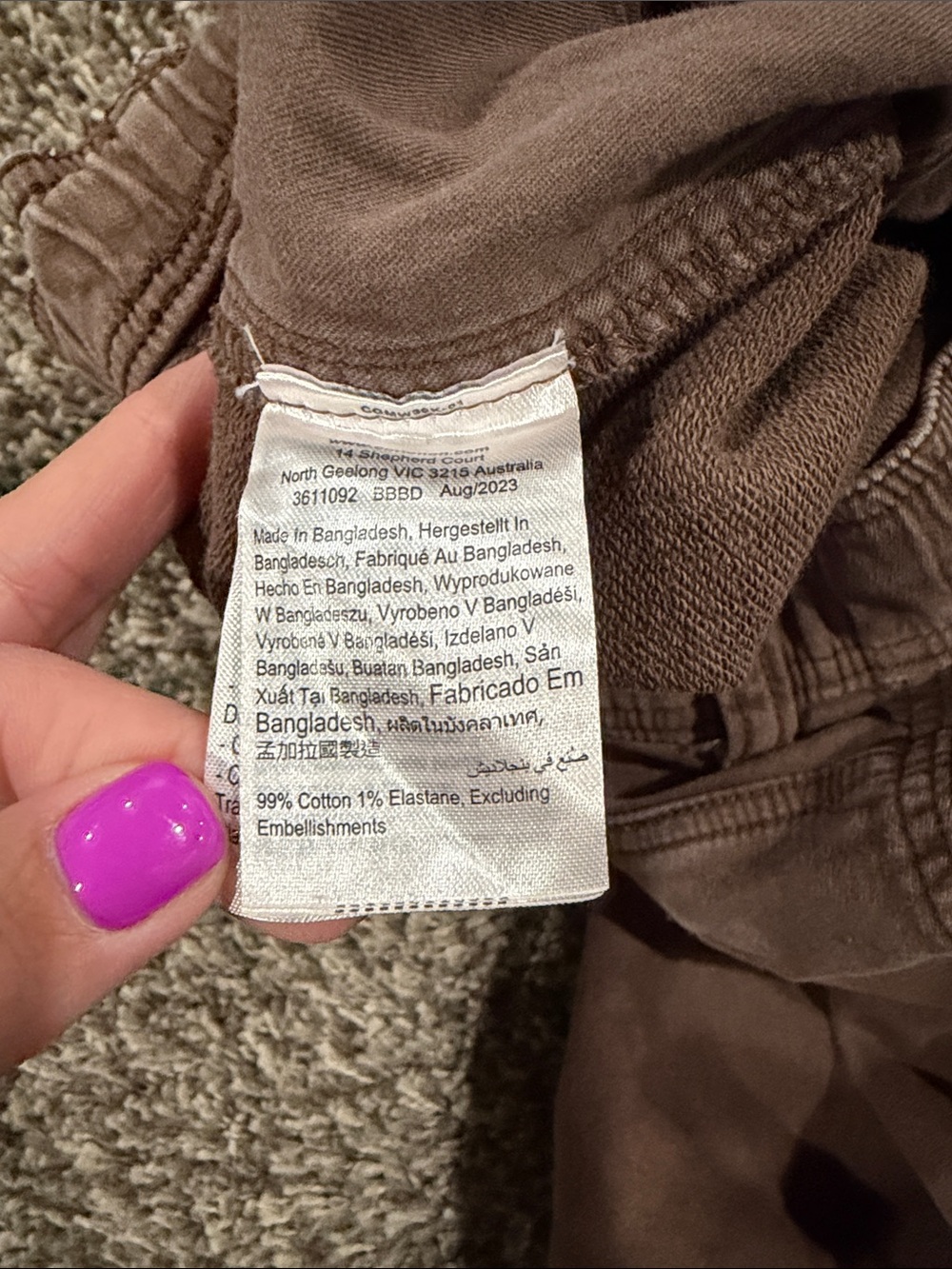 Cotton On Chocolate Brown Trousers - Picture 4 of 4